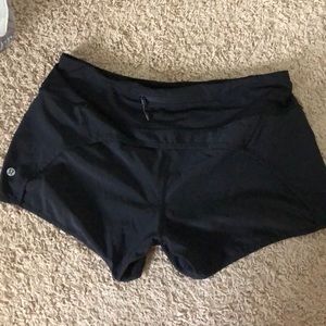 Black lulu lemon shorts